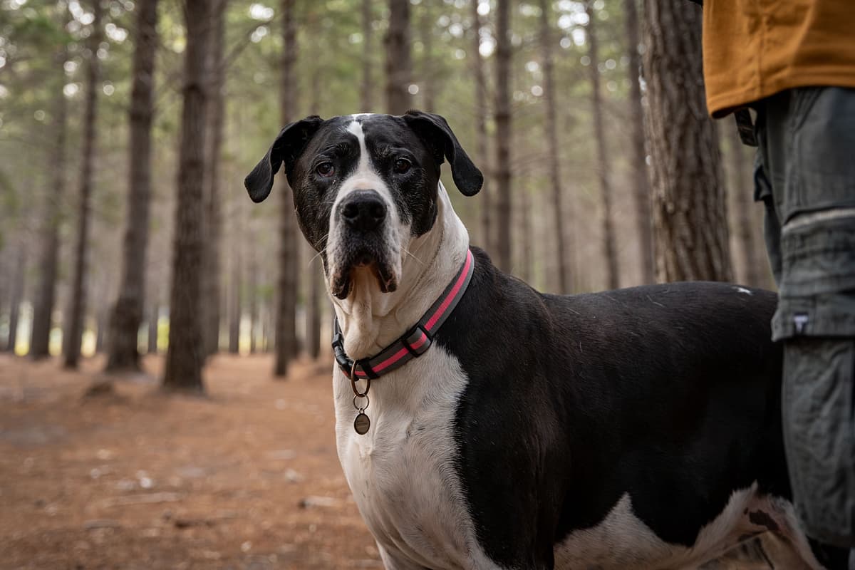 Duitse Dog with family